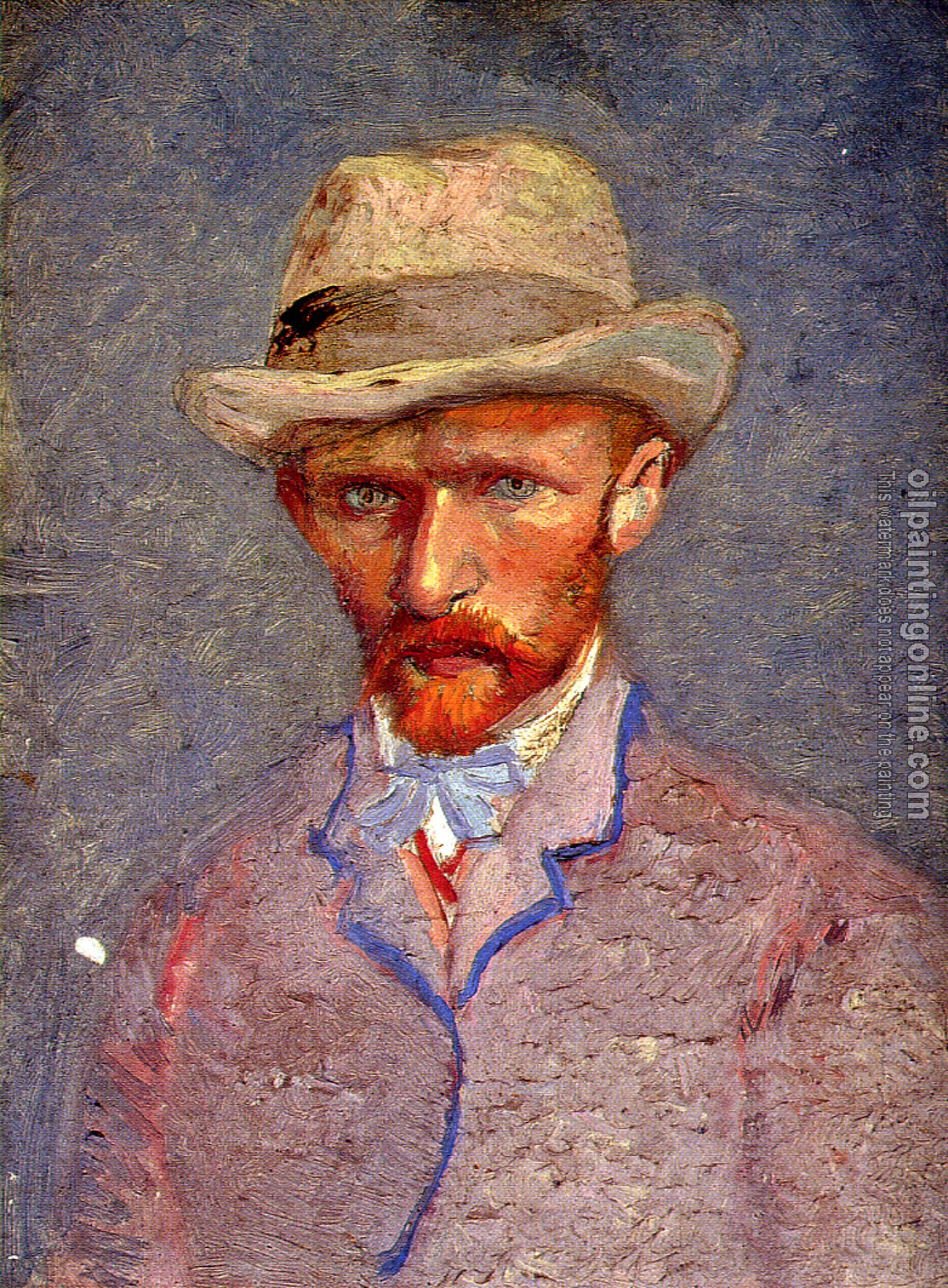 Gogh, Vincent van - Self-Portrait with Grey Felt Hat